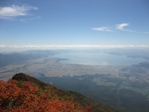 磐梯山からの景色