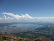 磐梯山頂上からの景色