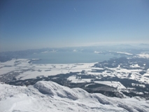 磐梯山頂上からの景色