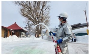 第71回文化財防火デー火災防禦訓練の様子2