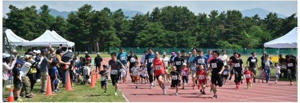 マラソン大会の写真