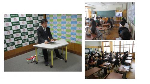 3学期始業式の様子