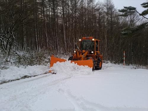 除雪作業の写真
