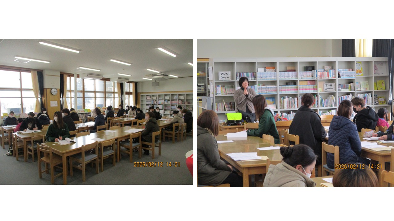 新入学児童保護者説明会の様子