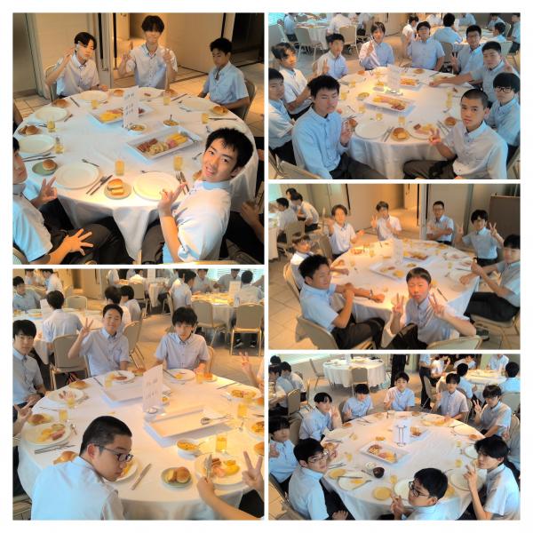 【修学旅行(5)】2日目スタート!朝食を食べて元気に出発1