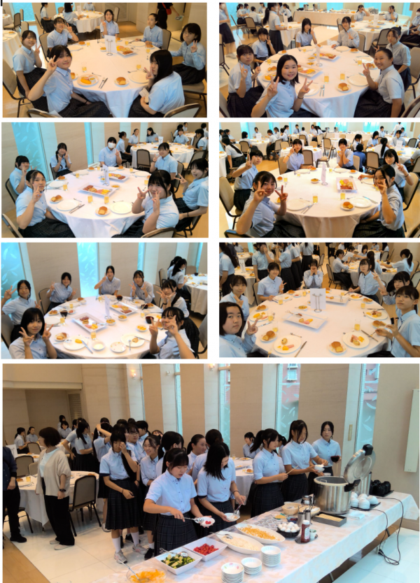 【修学旅行(5)】修学旅行2日目がスタートしました!(昨夜の劇団四季観劇・今朝の様子)
