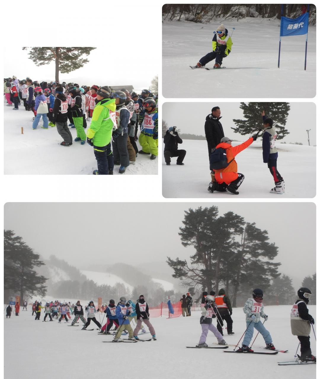 野口スキー大会の様子