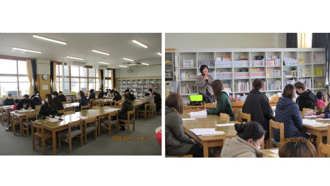 新入学児童保護者説明会の様子