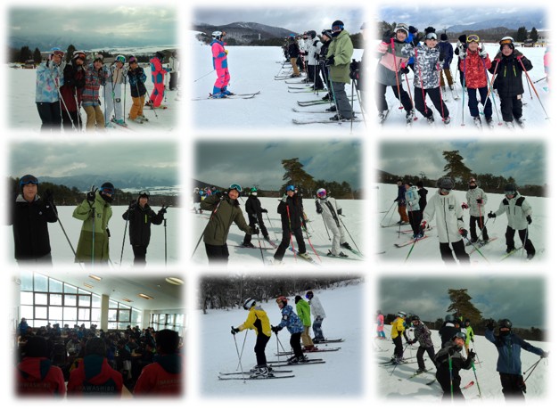 2年生スキー教室の様子